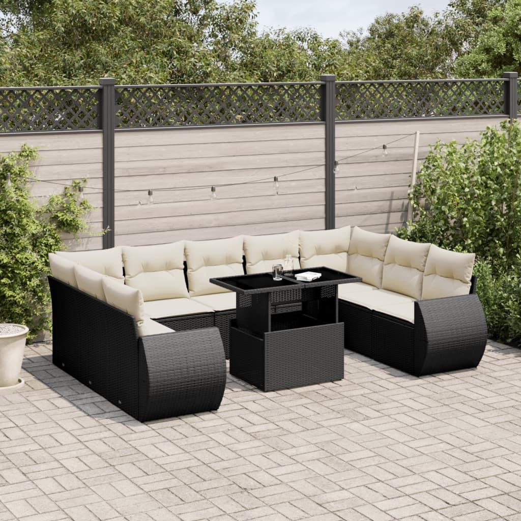 VidaXL Garten sofagarnitur poly-rattan
