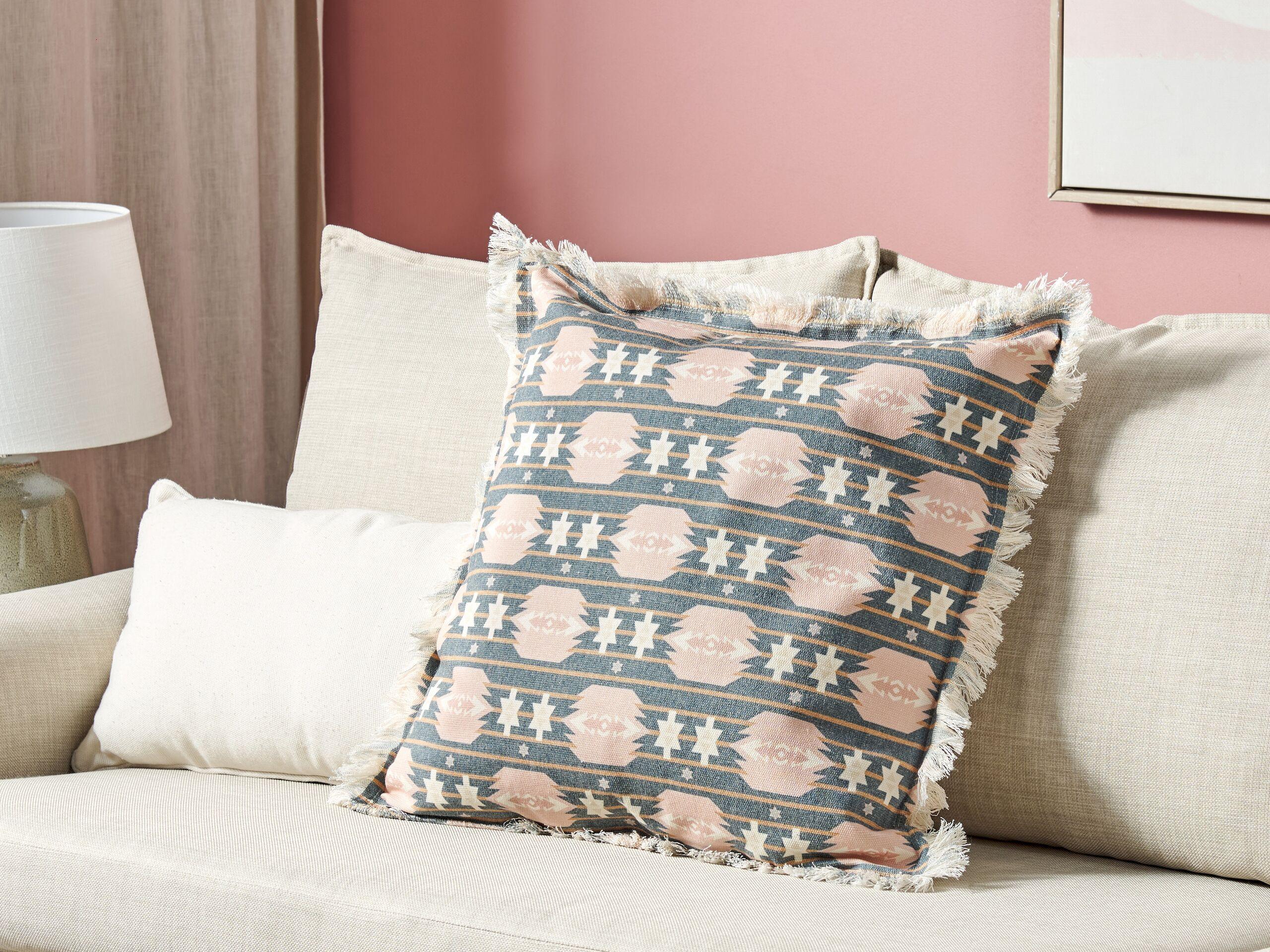 Beliani Dekokissen aus Polyester Modern DIANTHUS