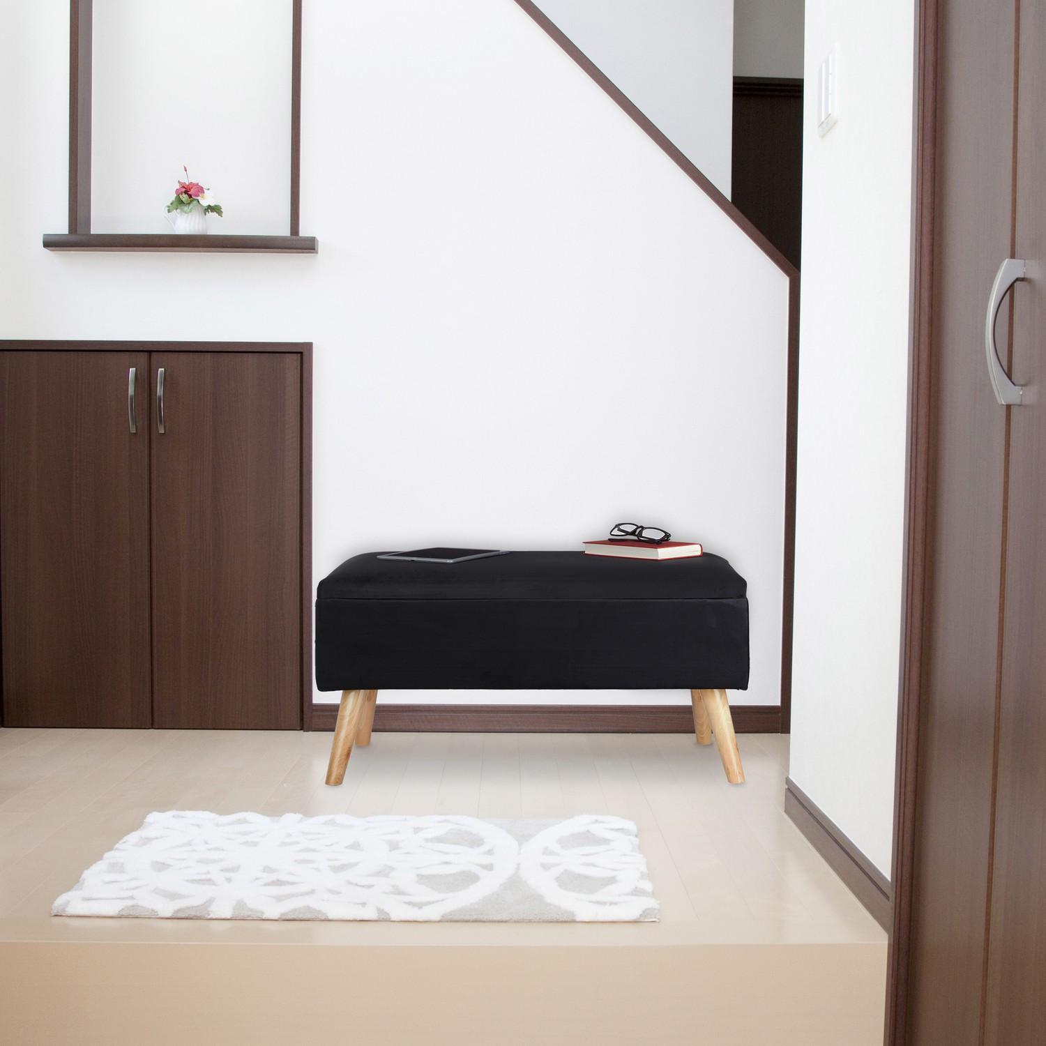 Northix Aufbewahrungsbank aus Samt