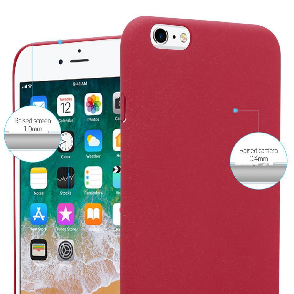 Cadorabo Hülle für Apple iPhone 6 PLUS 6S PLUS Hard Case in Frosted Optik