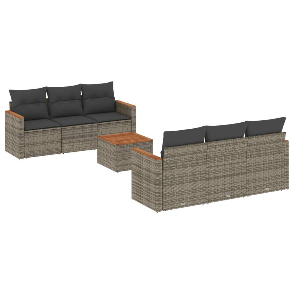 VidaXL Garten sofagarnitur poly-rattan