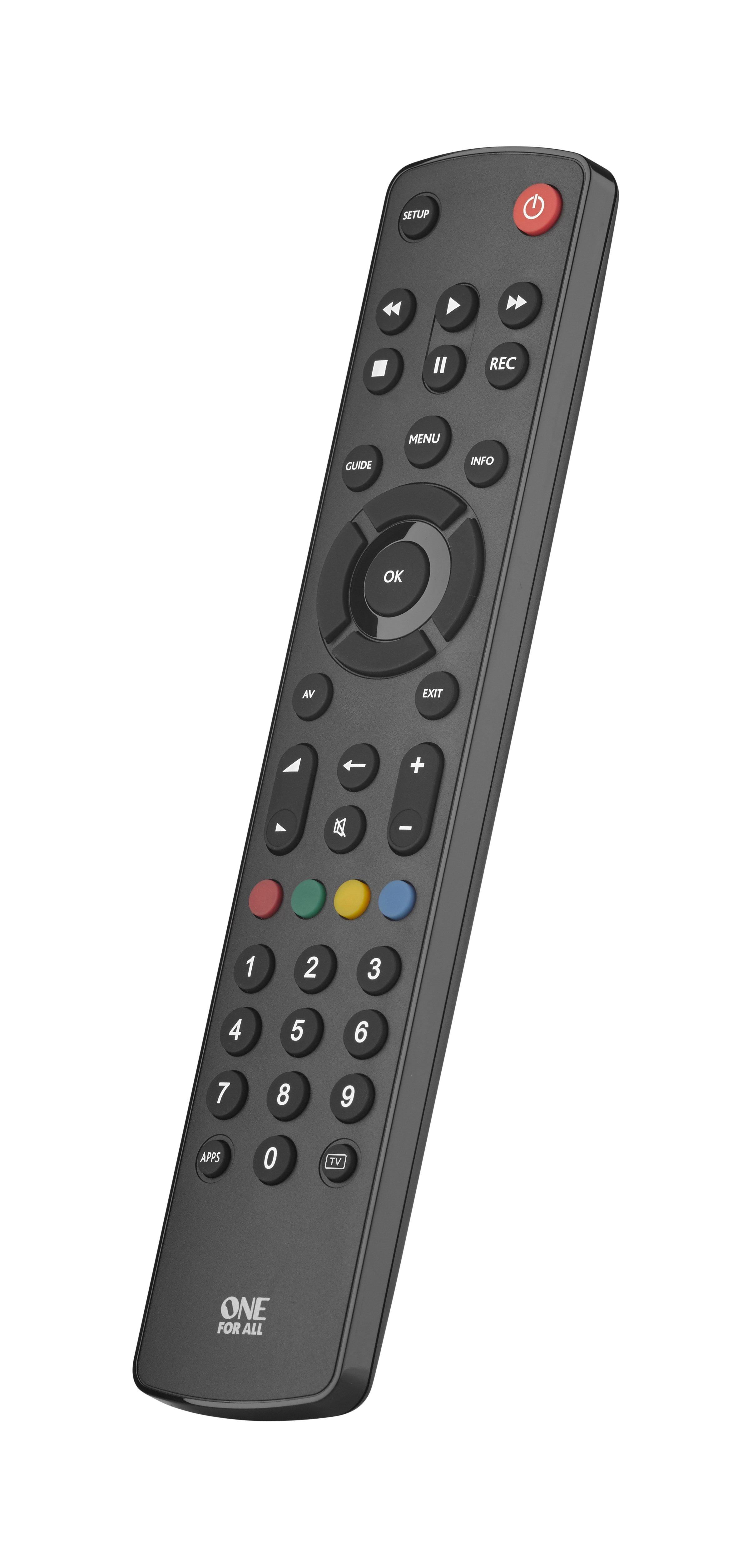 One For All One For All Basic URC 1210 Fernbedienung IR Wireless TV Drucktasten