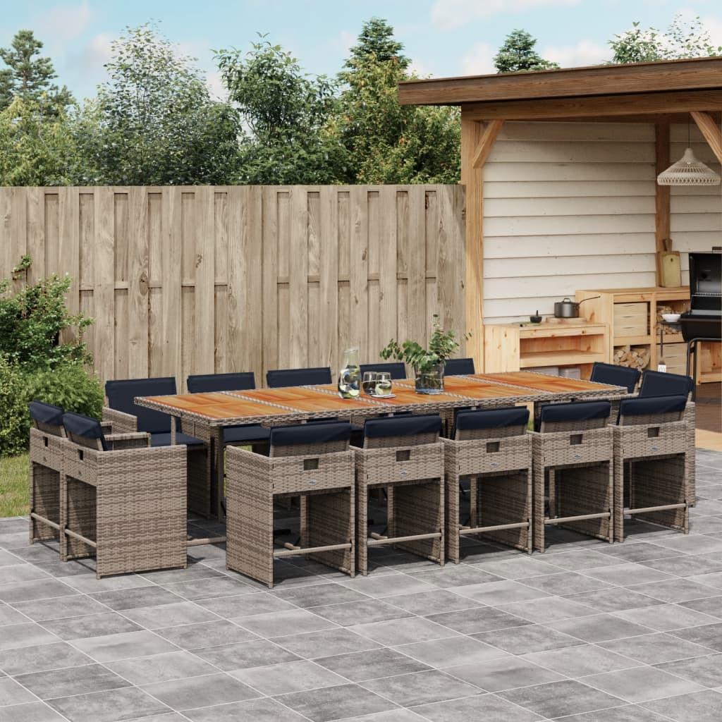 VidaXL Garten essgruppe poly-rattan