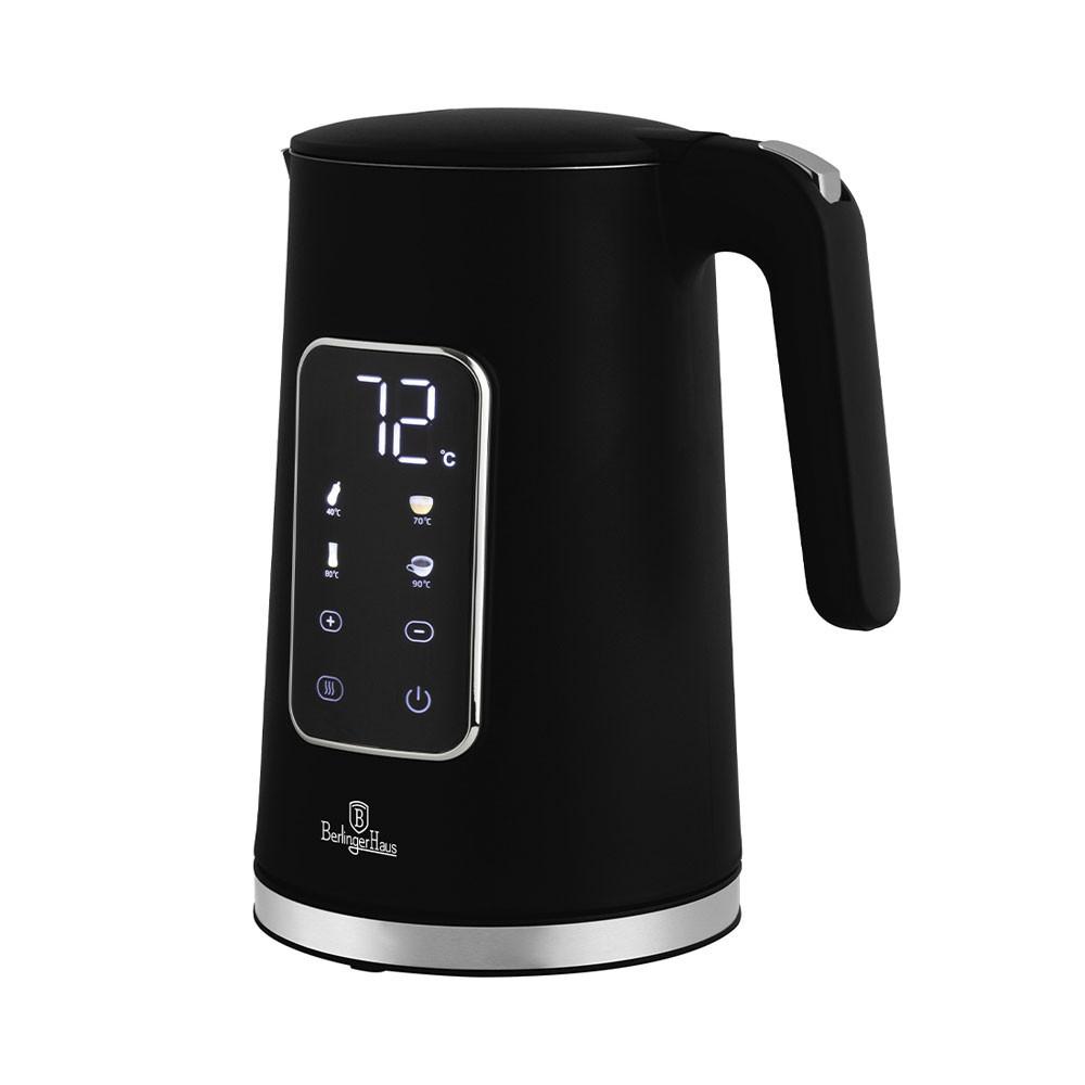 Berlinger Wasserkocher mit Digitalanzeige Black Vantage Collection