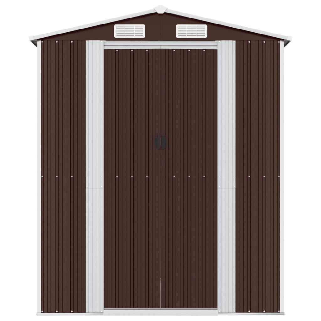 VidaXL Geräteschuppen stahl