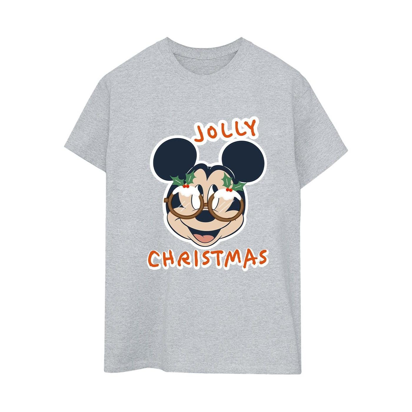Disney Mickey Mouse Jolly Christmas Regular Fit T-Shirt