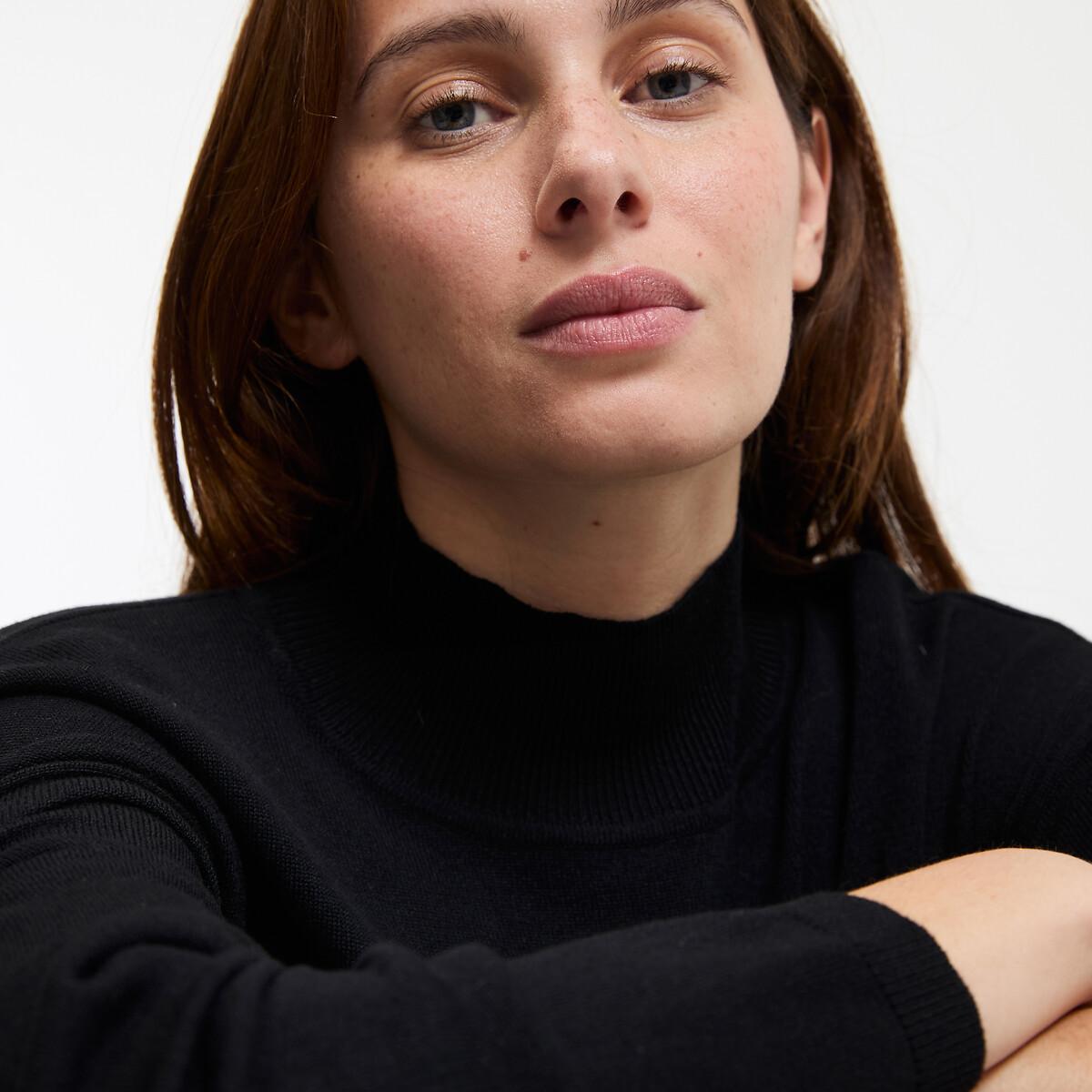 La Redoute Collections Pullover mit Stehkragen
