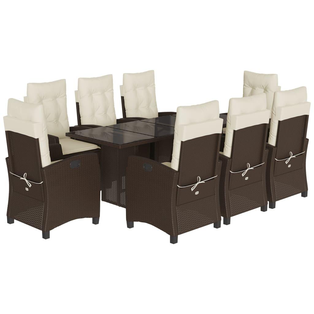 VidaXL Garten essgruppe poly-rattan