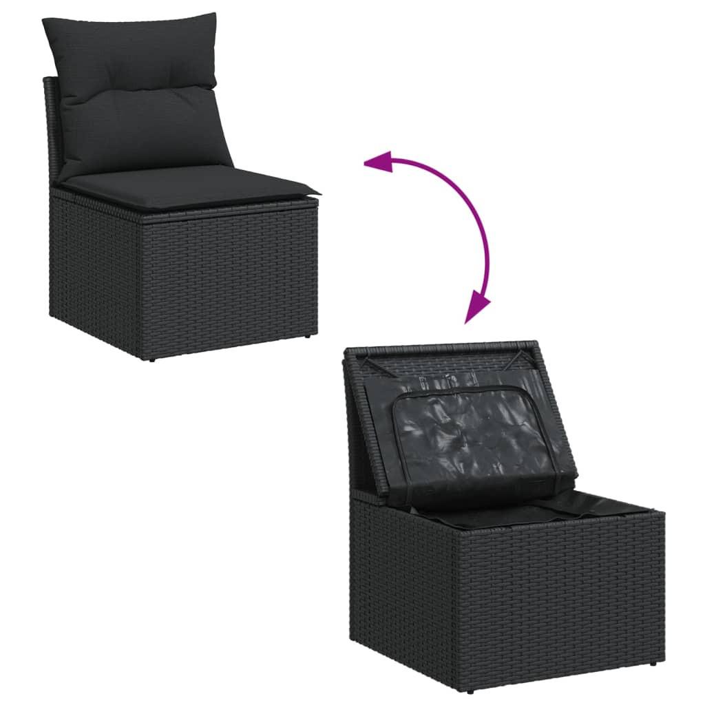 VidaXL Garten sofagarnitur poly-rattan