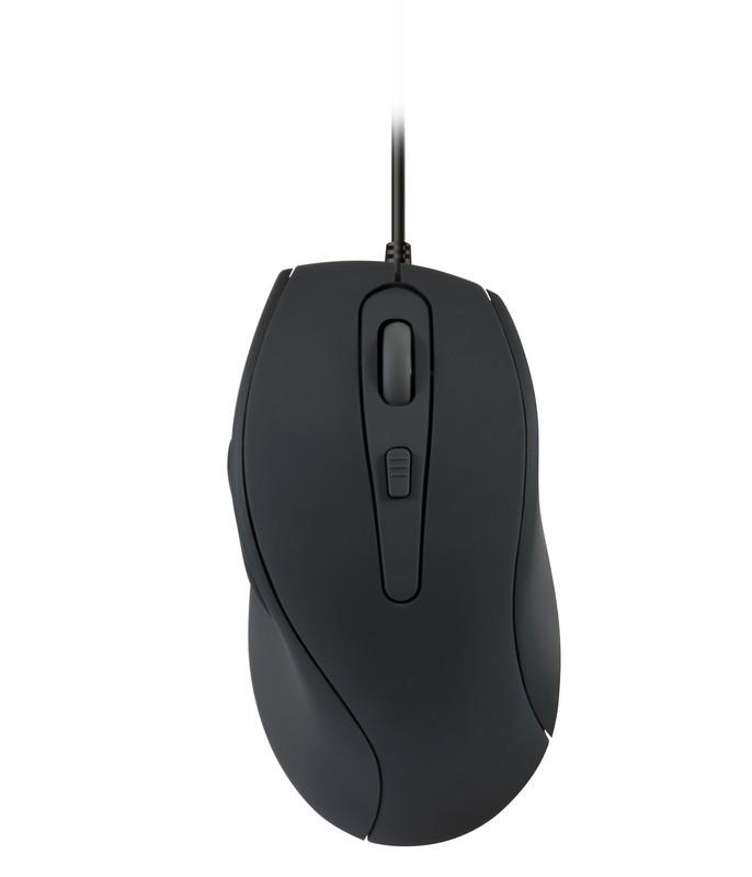 SPEEDLINK SPEEDLINK AXON Silent Desktop Mouse USB SL610009R rubber, antibacterial black