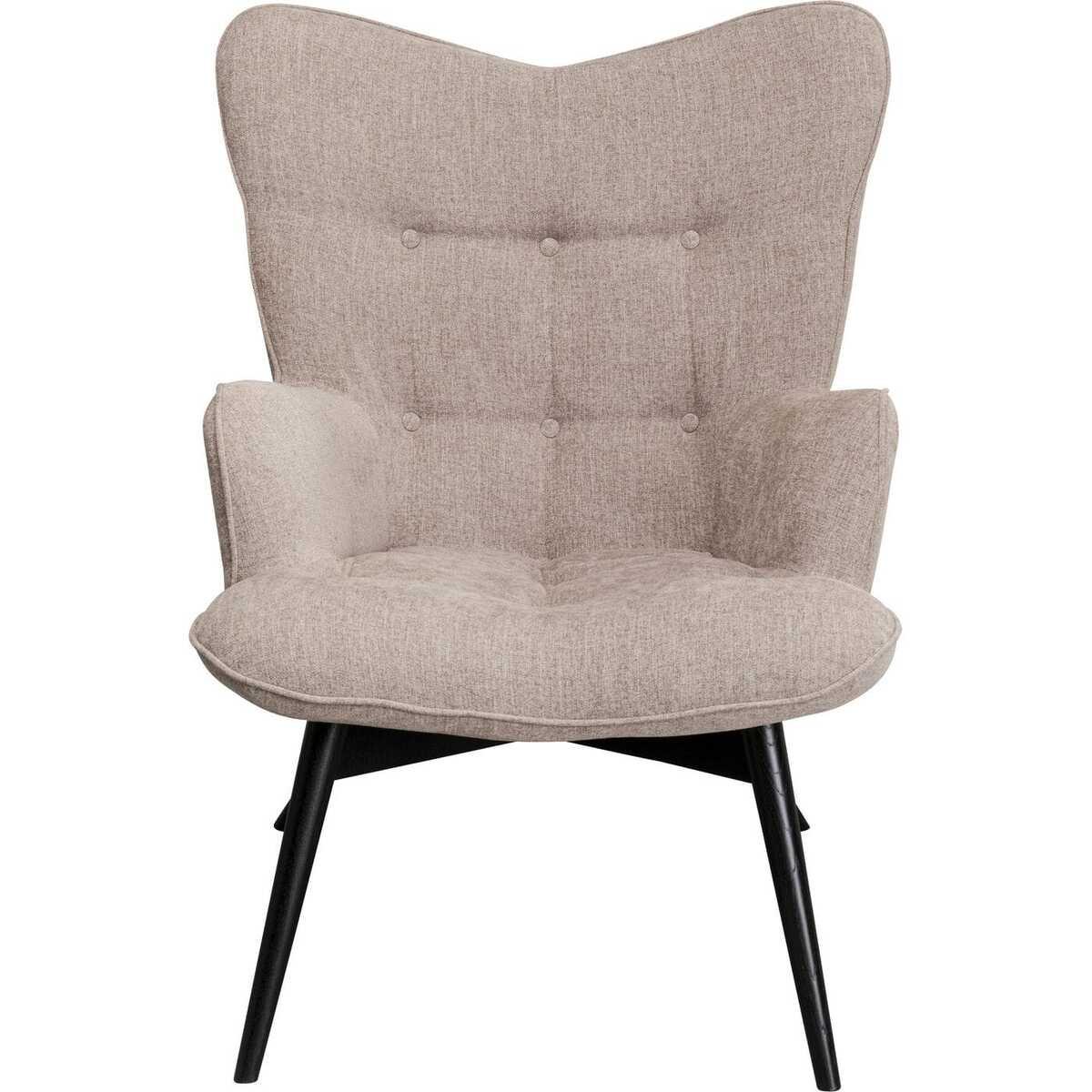 KARE Design Sessel Black Vicky hellbraun