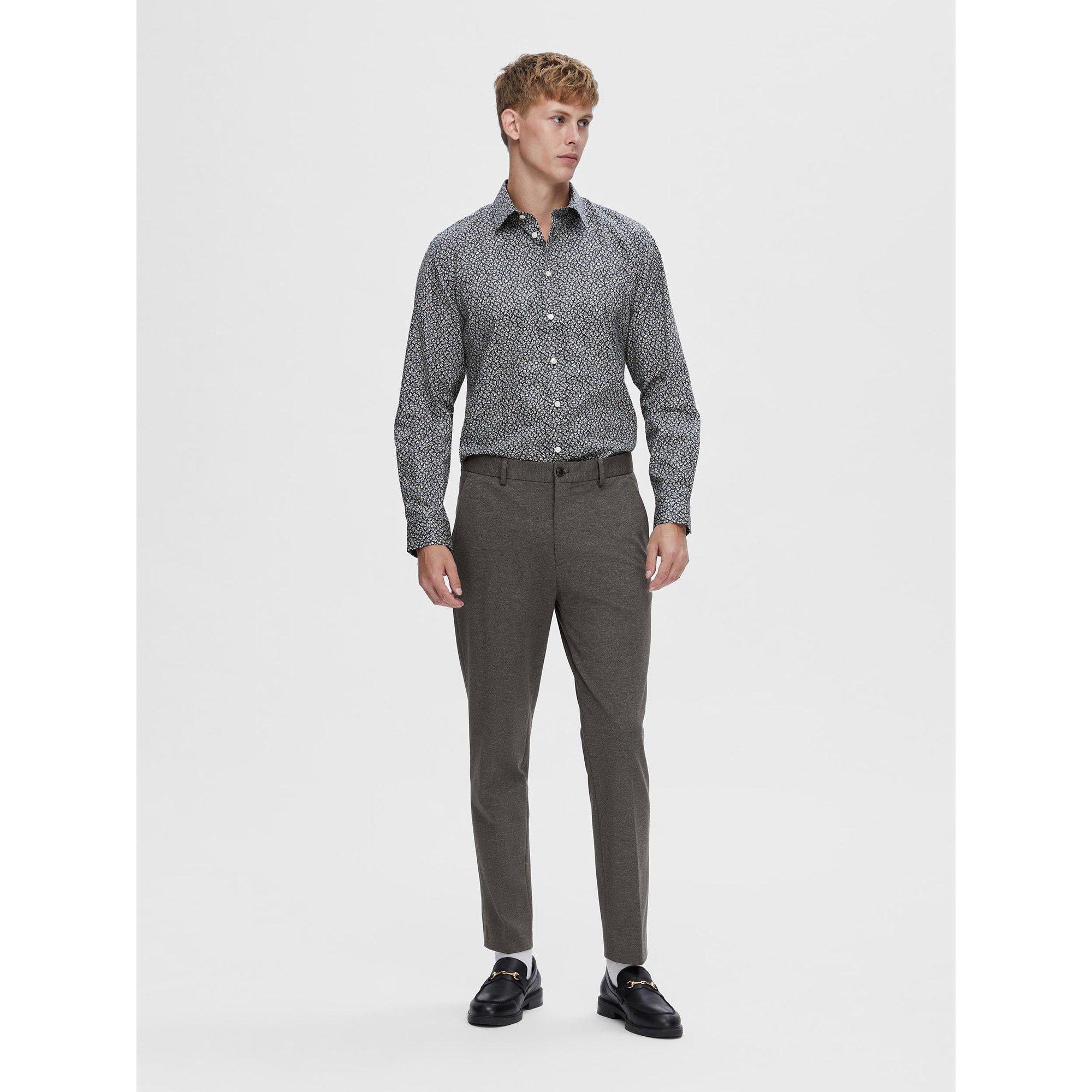 SELECTED SLHSlimSoho AOP Mix Slim Fit Langarm Hemd