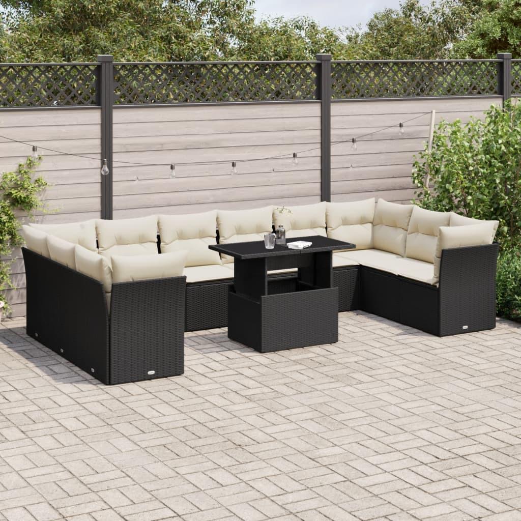 VidaXL Garten sofagarnitur poly-rattan