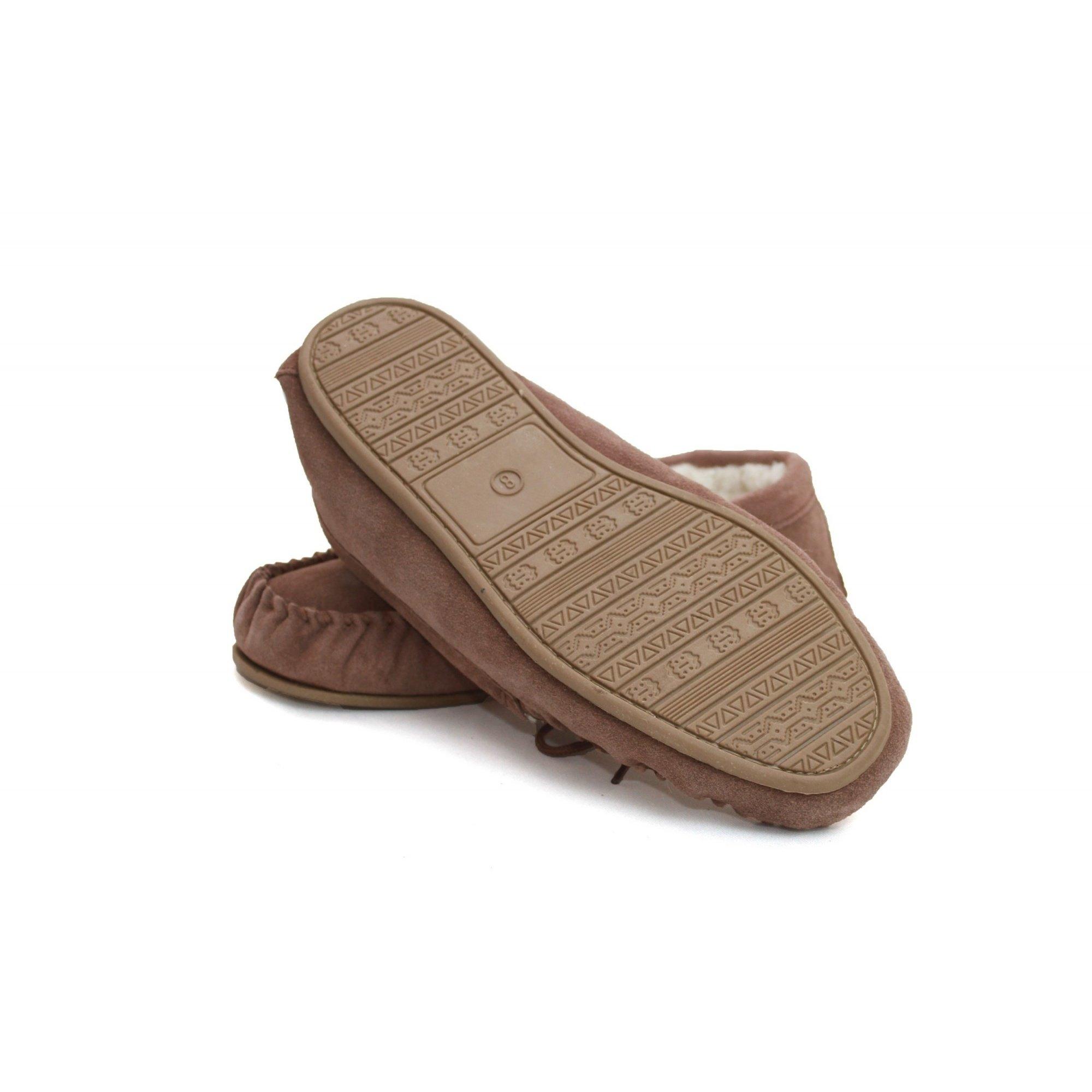 Eastern Counties Leather Moccasins mit harter Sohle