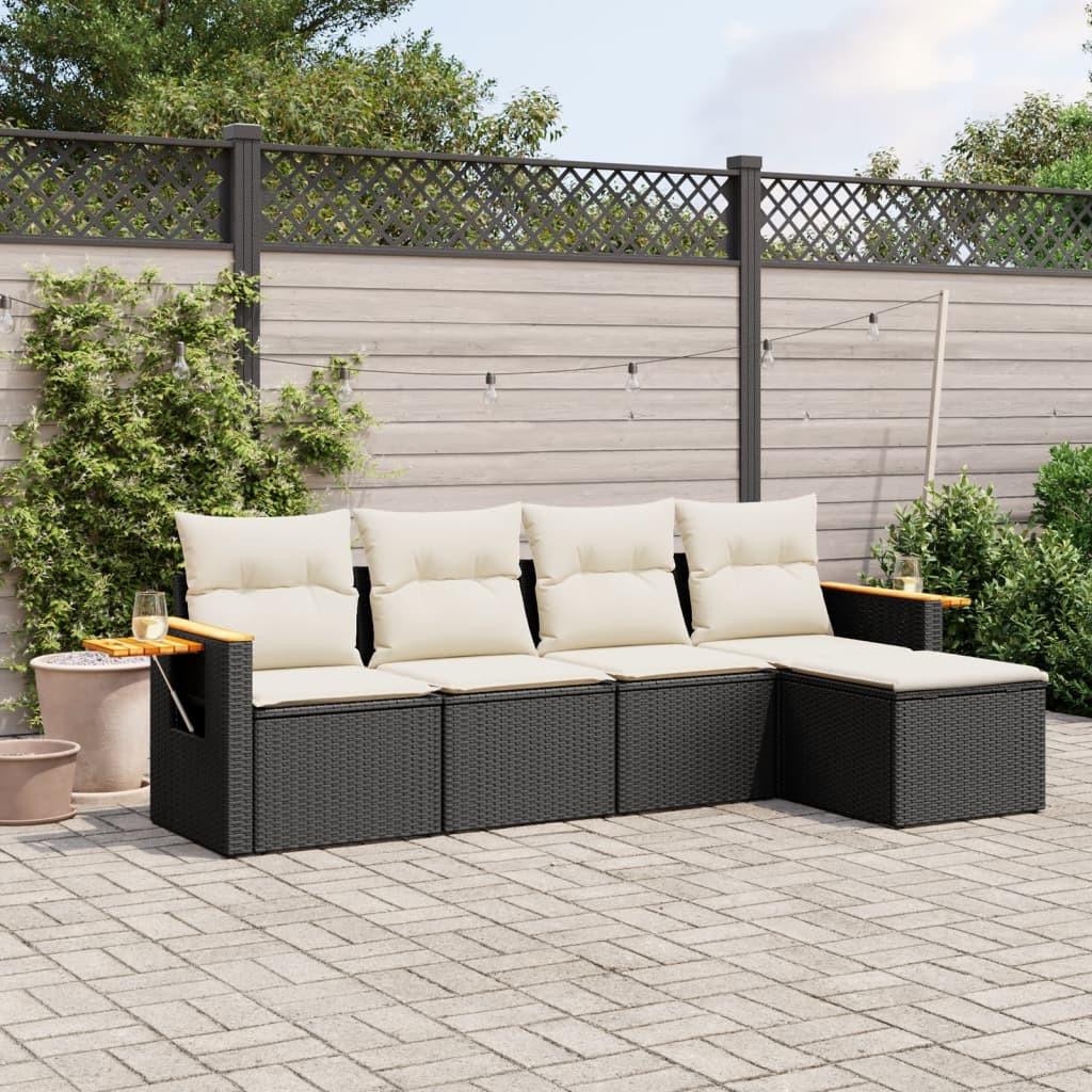 VidaXL Garten sofagarnitur poly-rattan