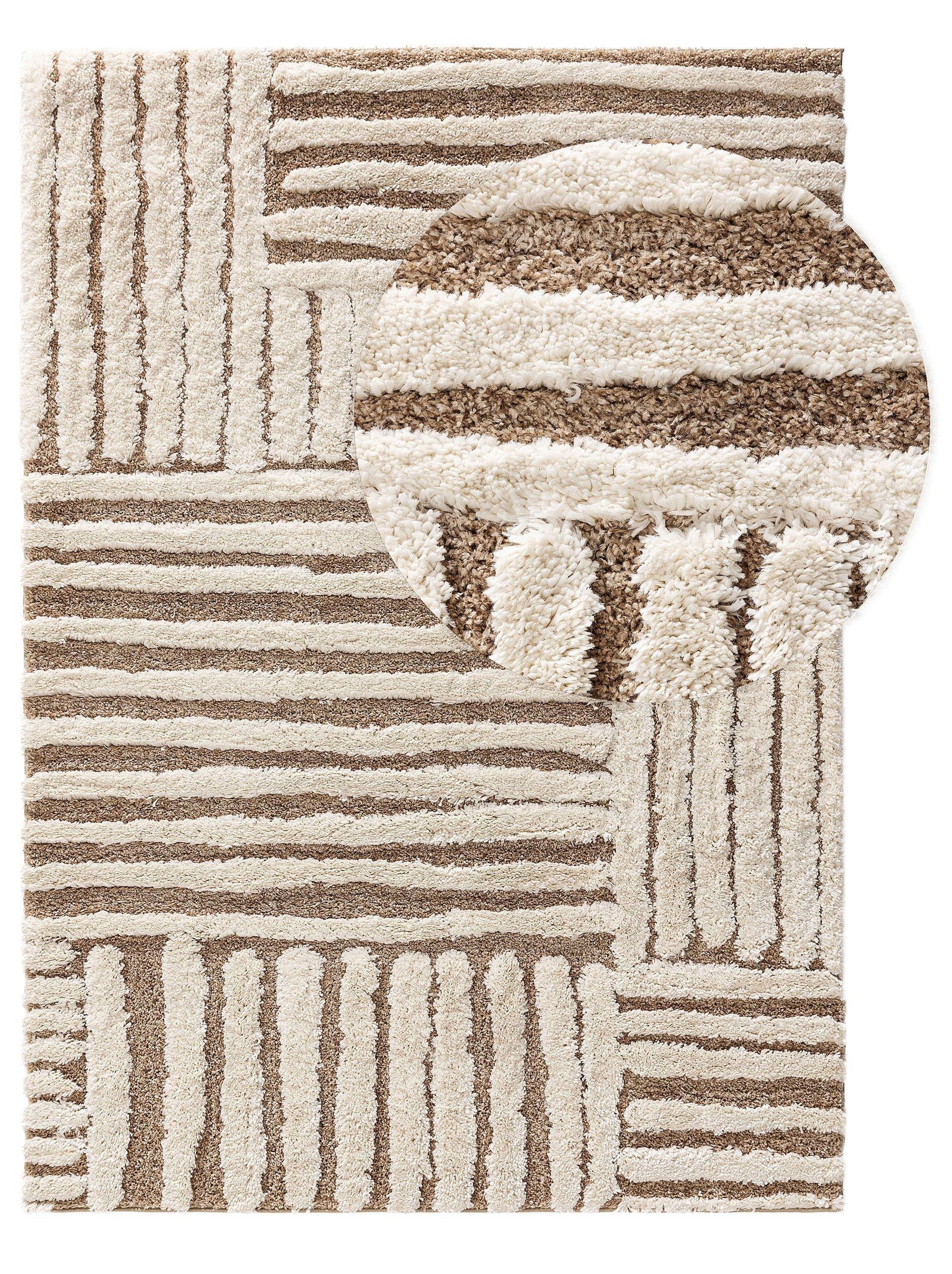 Benuta Hochflorteppich Tibo CreamBeige
