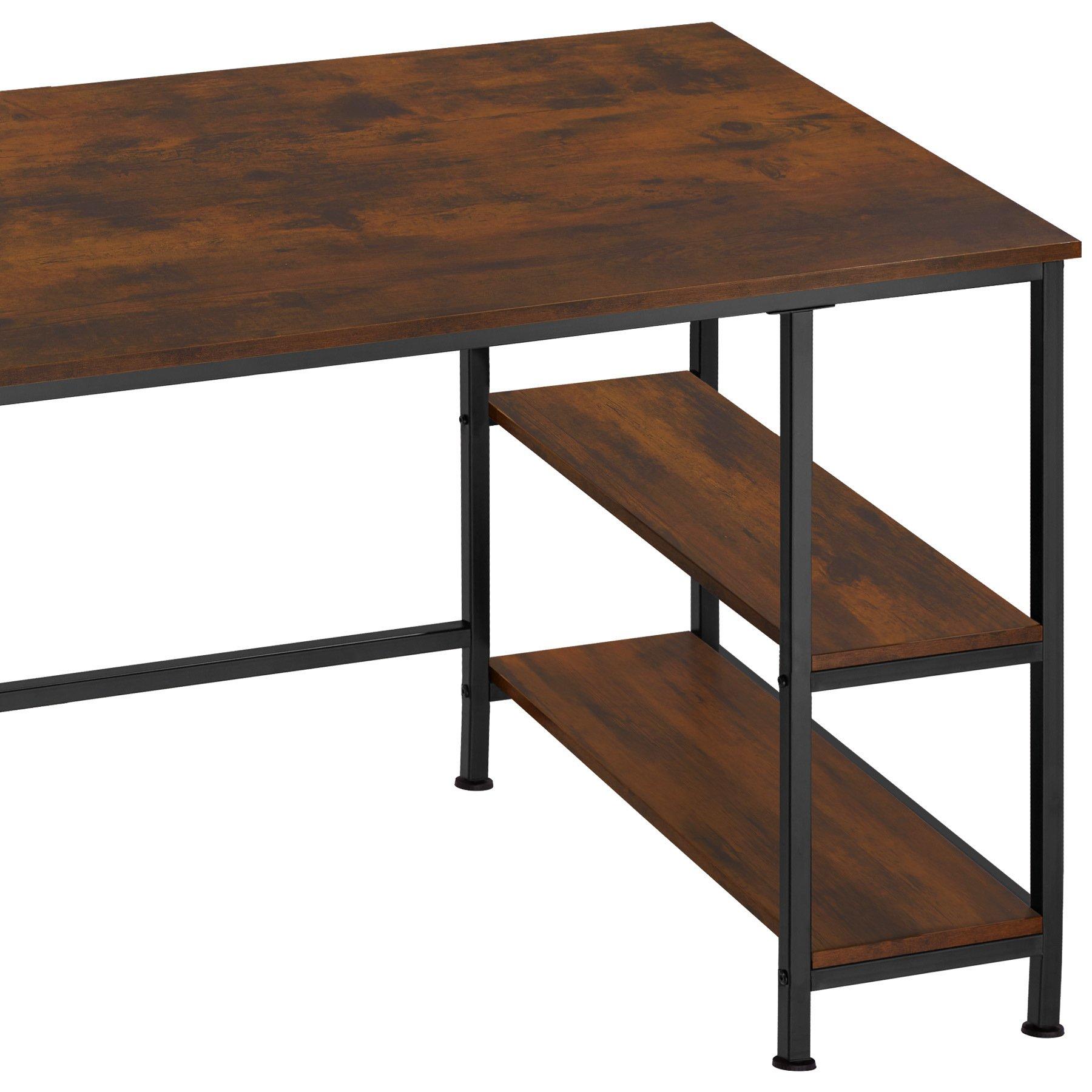 Tectake Computer-Schreibtisch Canton 120x60x75,5cm