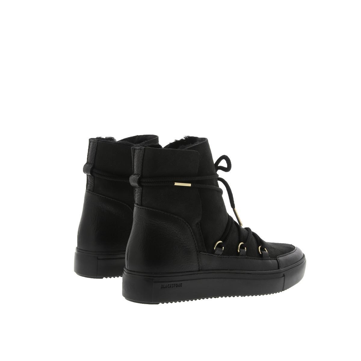 Blackstone hohe damenstiefel - fur