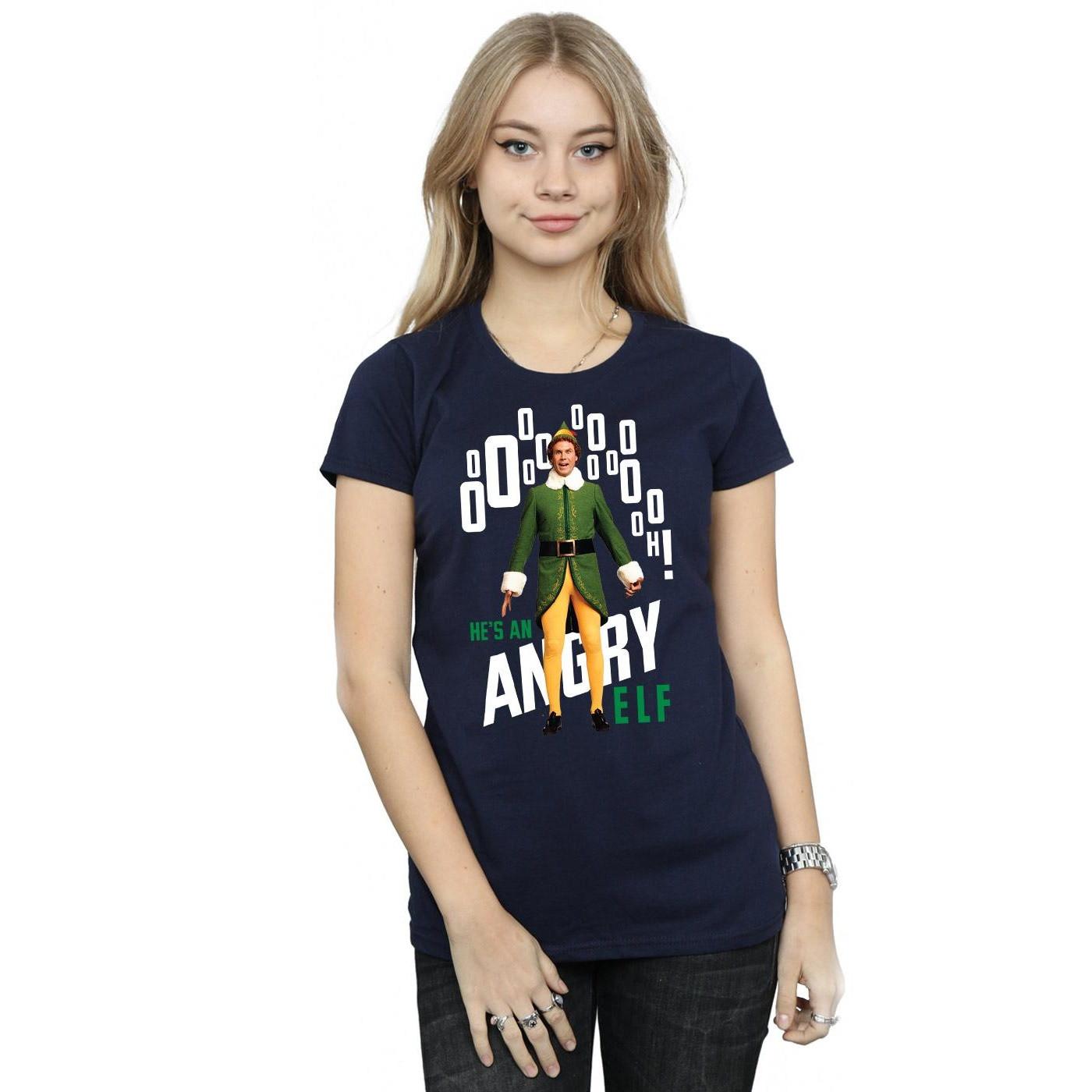 Elf Angry Bedrucktes T-Shirt