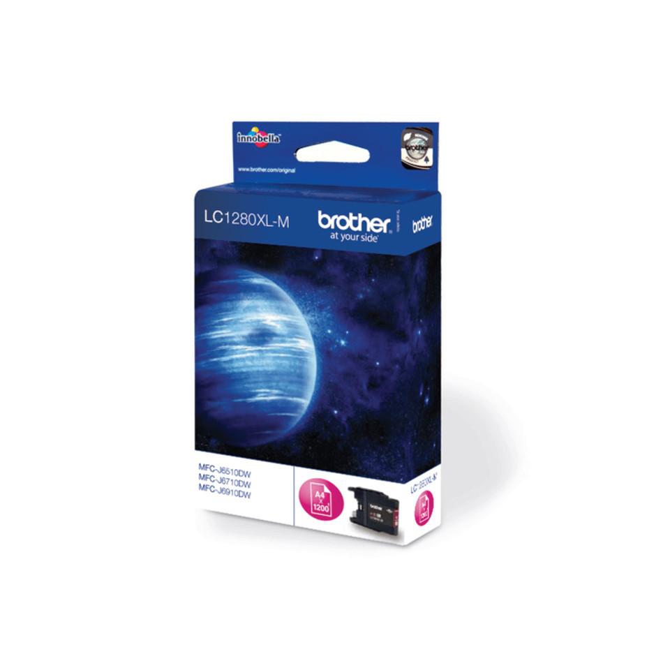 brother BROTHER Tintenpatrone HY magenta LC-1280M MFC-J6510DW 1200 Seiten