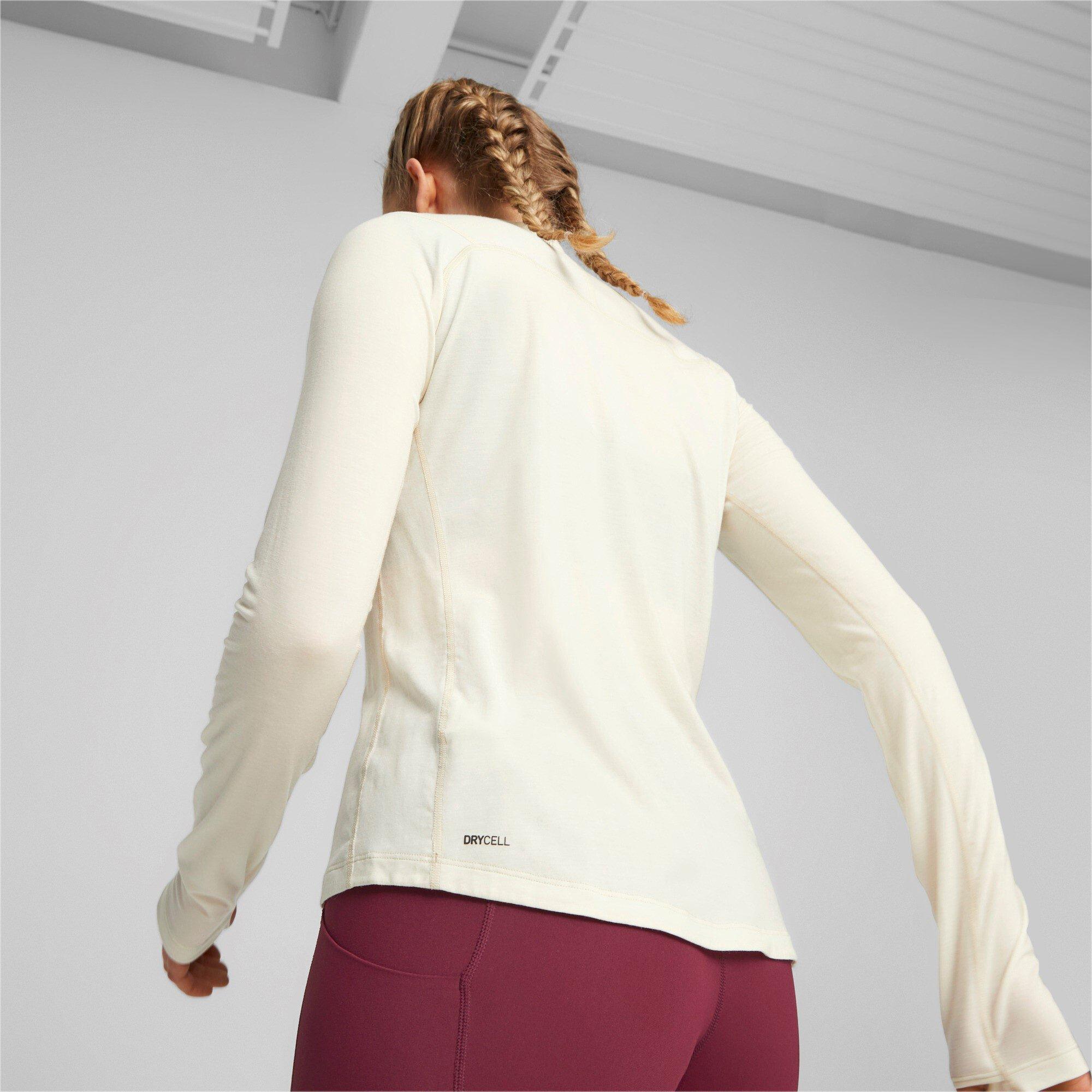 PUMA SEASONS WOOL LONG SLEEVE T-Shirt, Rundhals, langarm