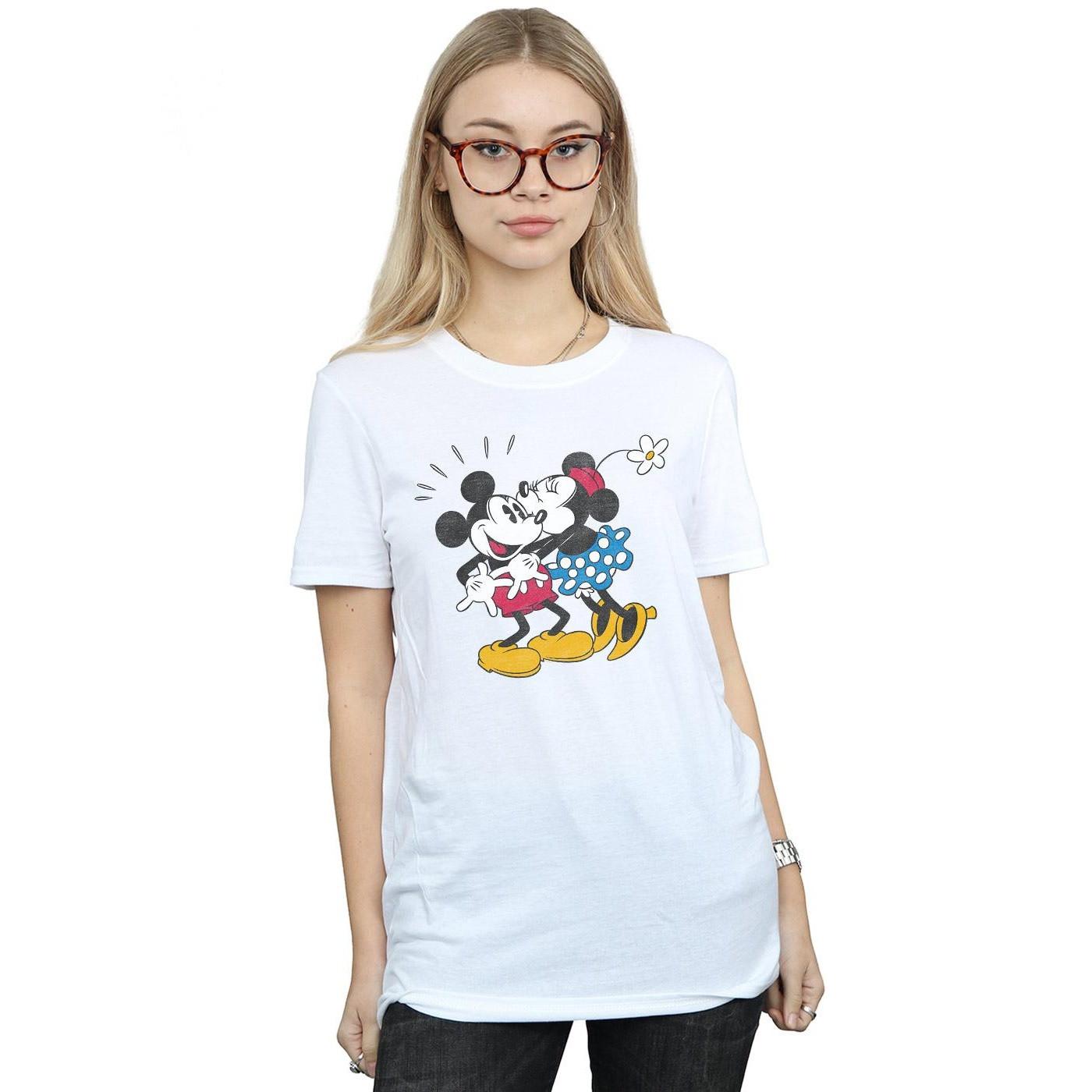 Disney Mickey und Minnie Kuss T-Shirt