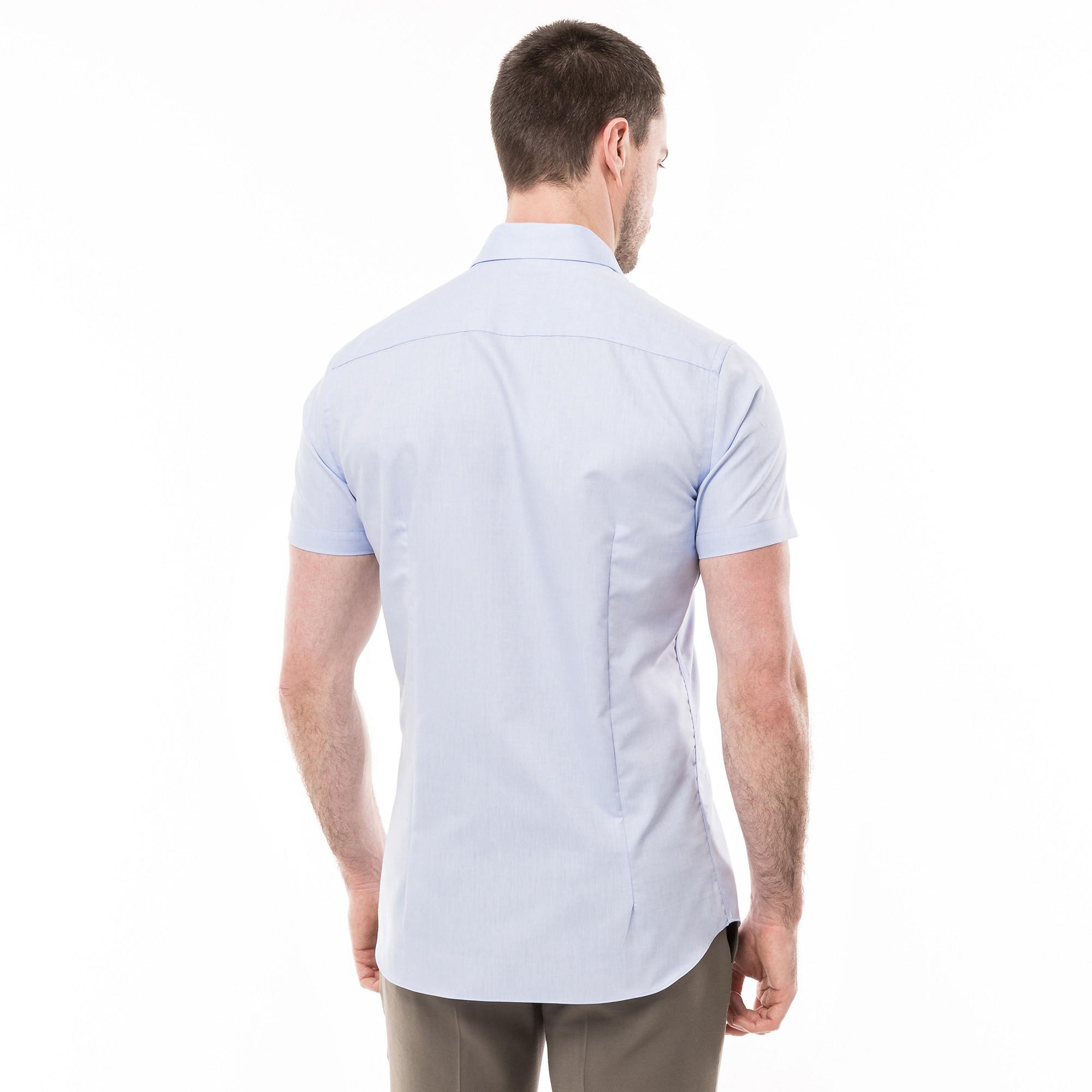Manor Man Modern Fit Kurzarmhemd