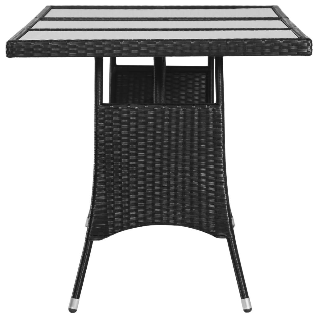 VidaXL Gartentisch poly-rattan