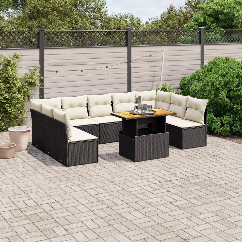 VidaXL Garten sofagarnitur poly-rattan