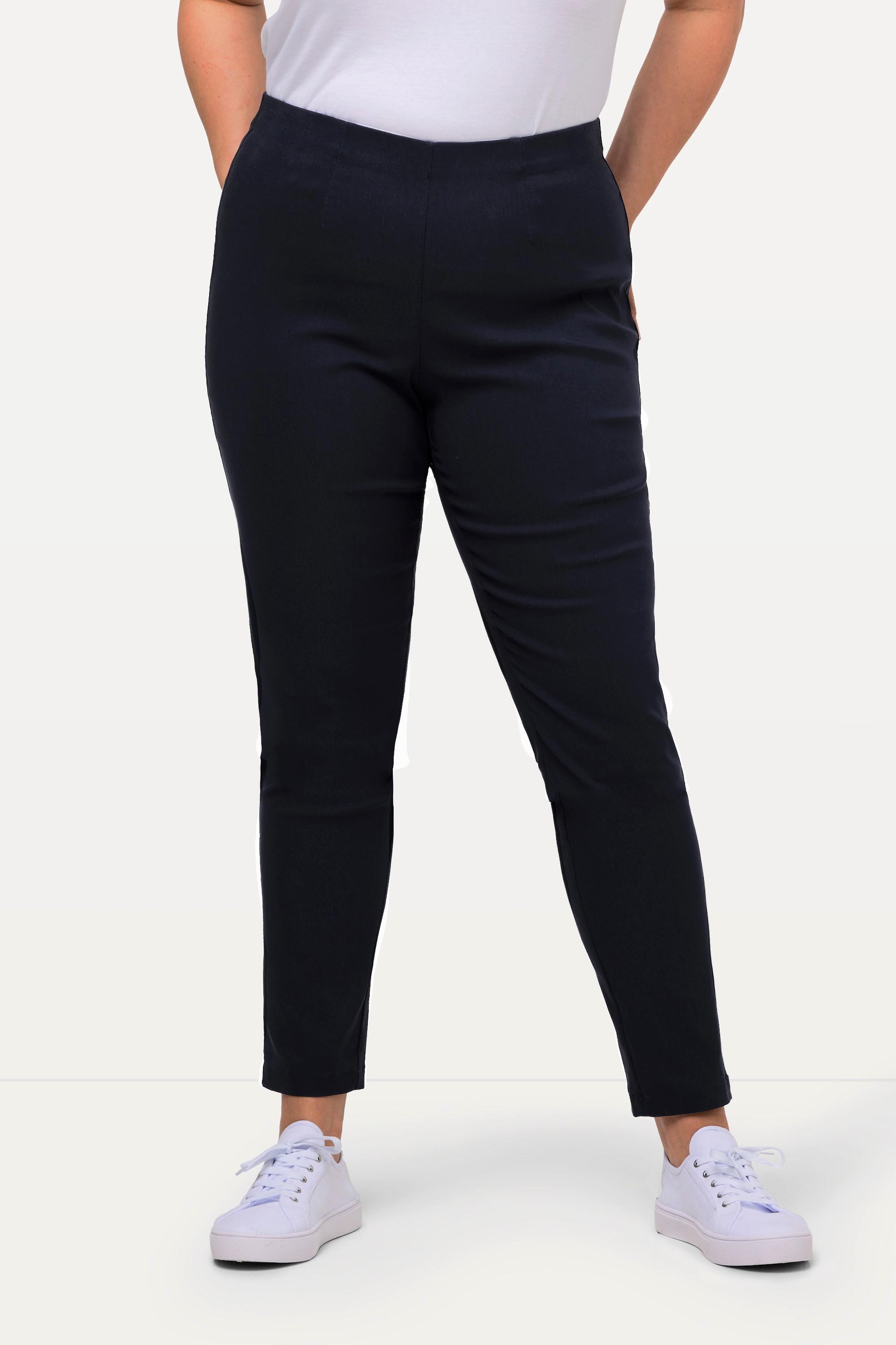 Ulla Popken Bengalinhose Sienna Schmales Bein Gummibund Stretch