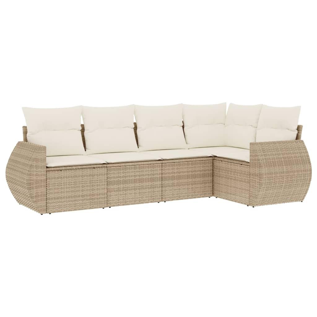 VidaXL Garten sofagarnitur poly-rattan