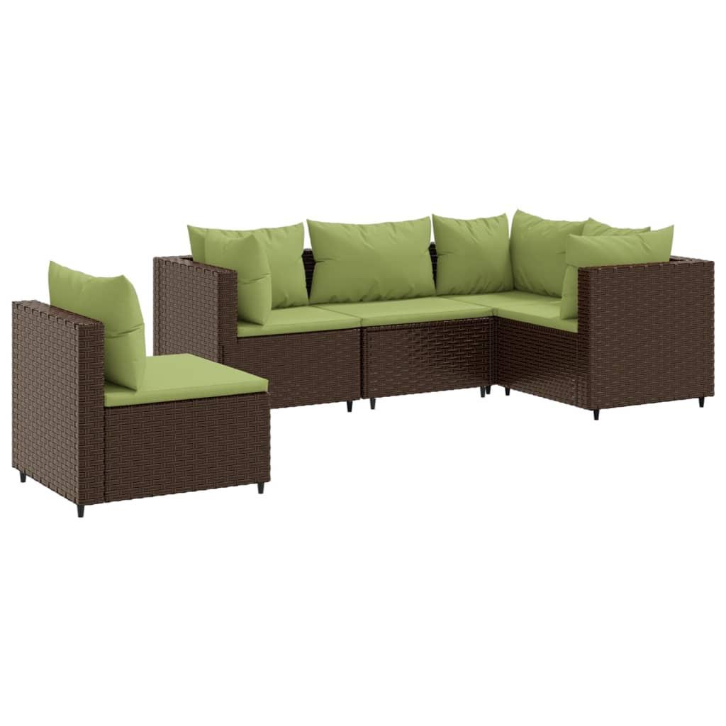 VidaXL Garten lounge set poly-rattan