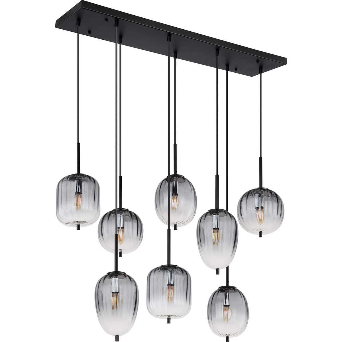 mutoni light Hängeleuchte Attila Metall matt 8xE14