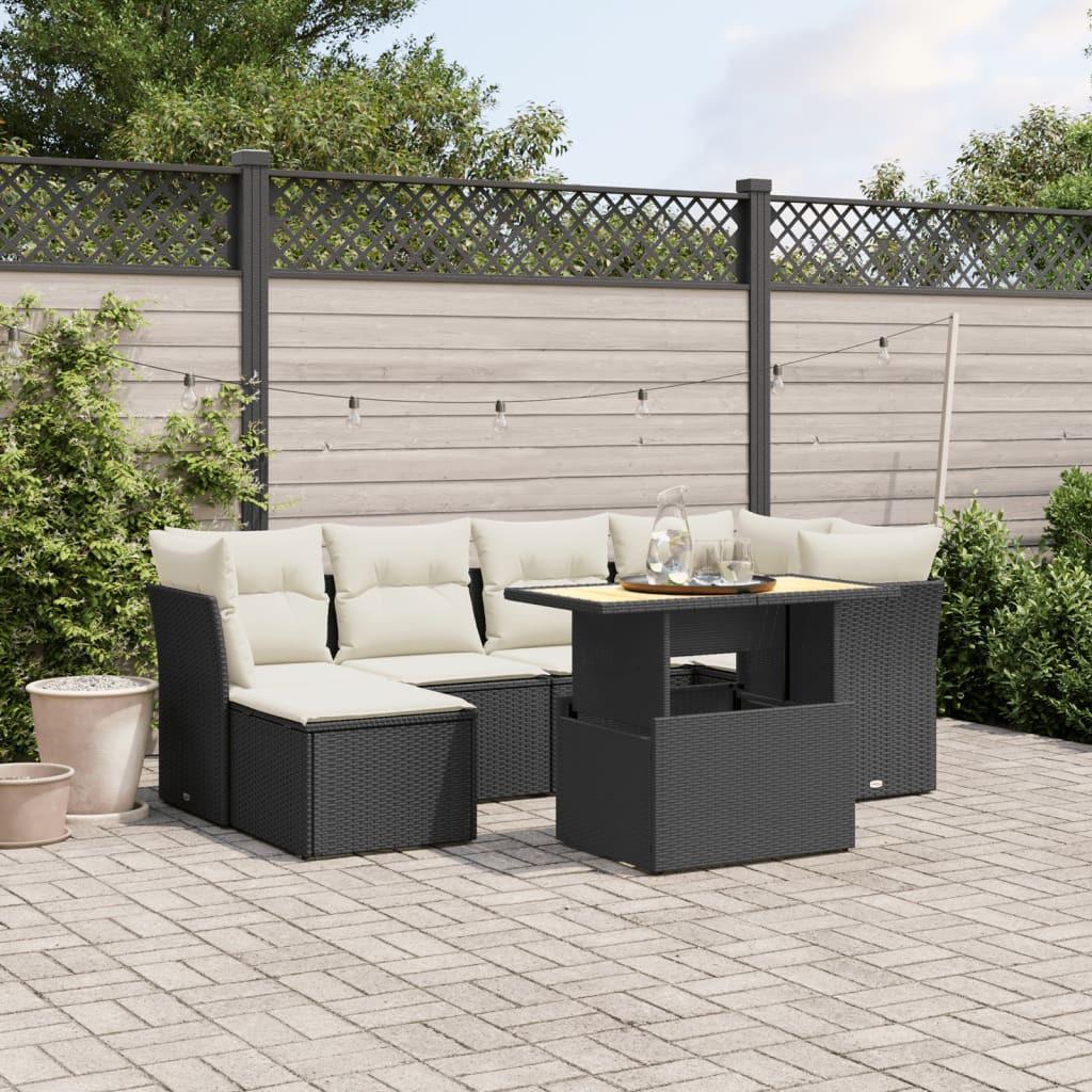 VidaXL Garten sofagarnitur poly-rattan