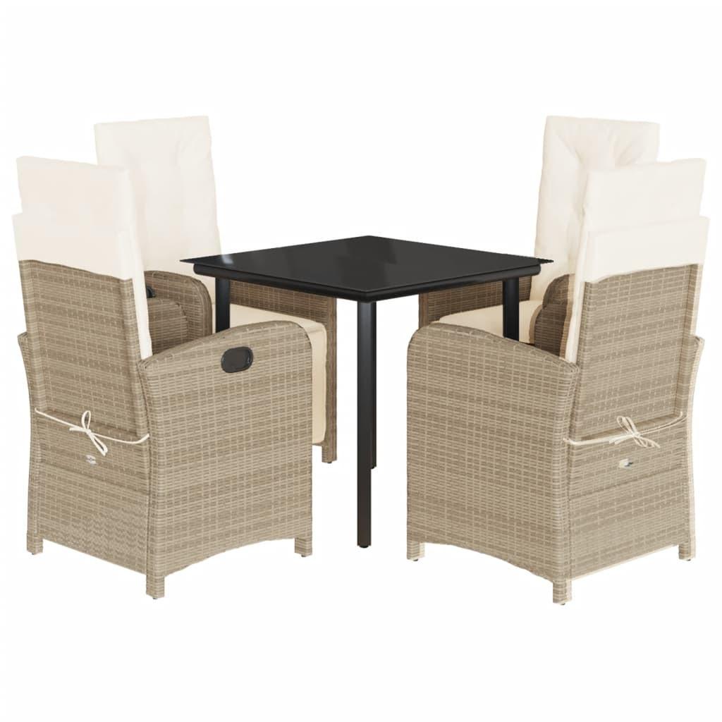 VidaXL Garten essgruppe poly-rattan
