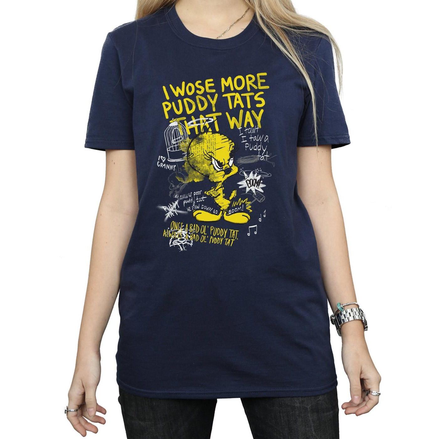 LOONEY TUNES Tweety Pie More Puddy Tats T-Shirt
