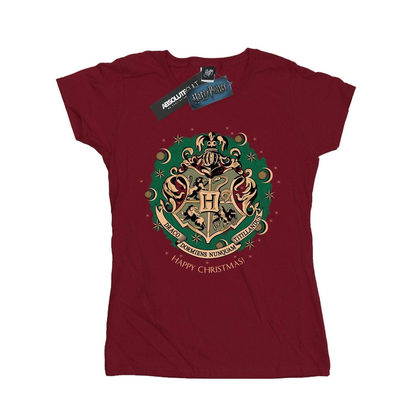 Harry Potter Hogwarts Christmas Bedrucktes T-Shirt