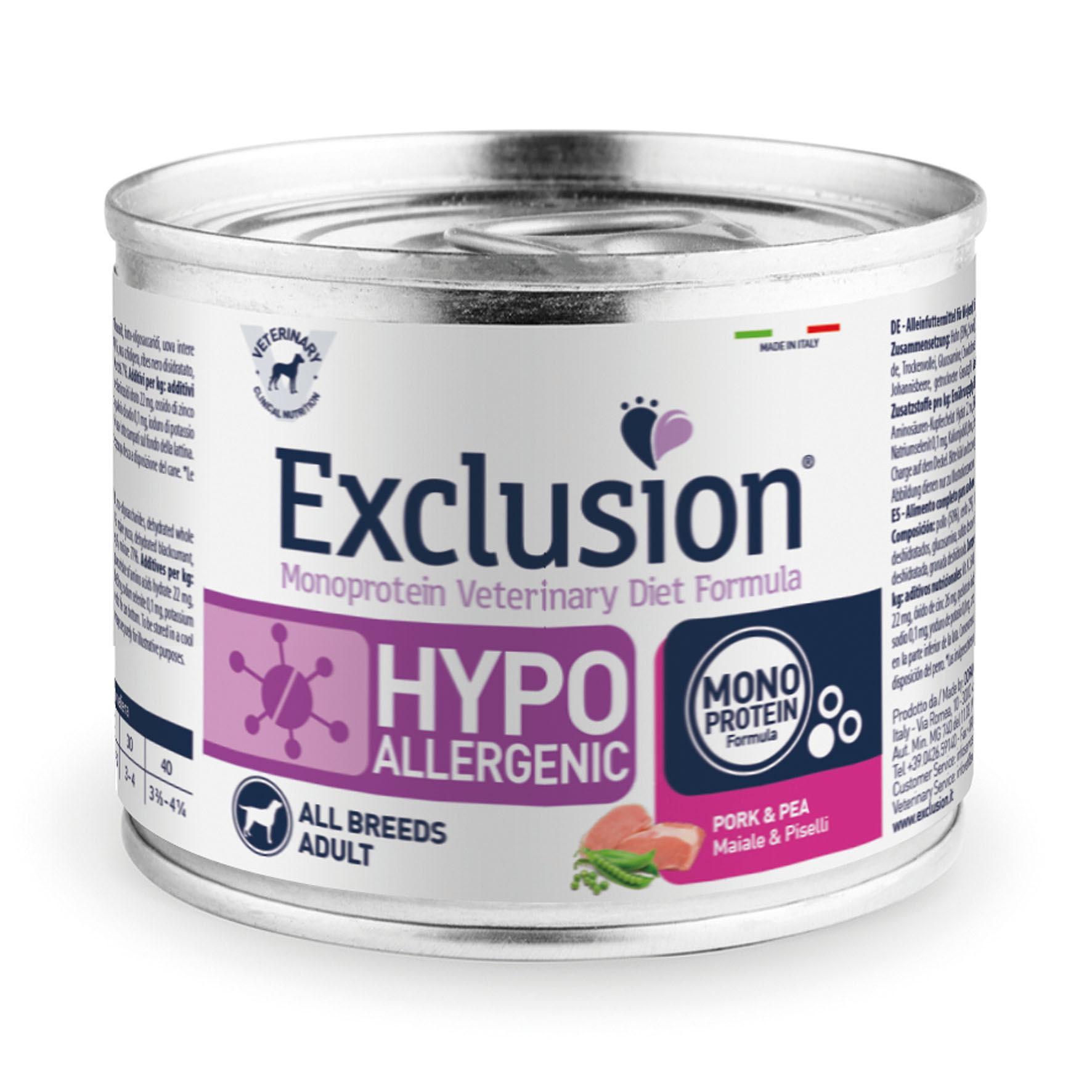 Exclusion Vet Hypoallergenic Adult All Breeds Pork - Multipack