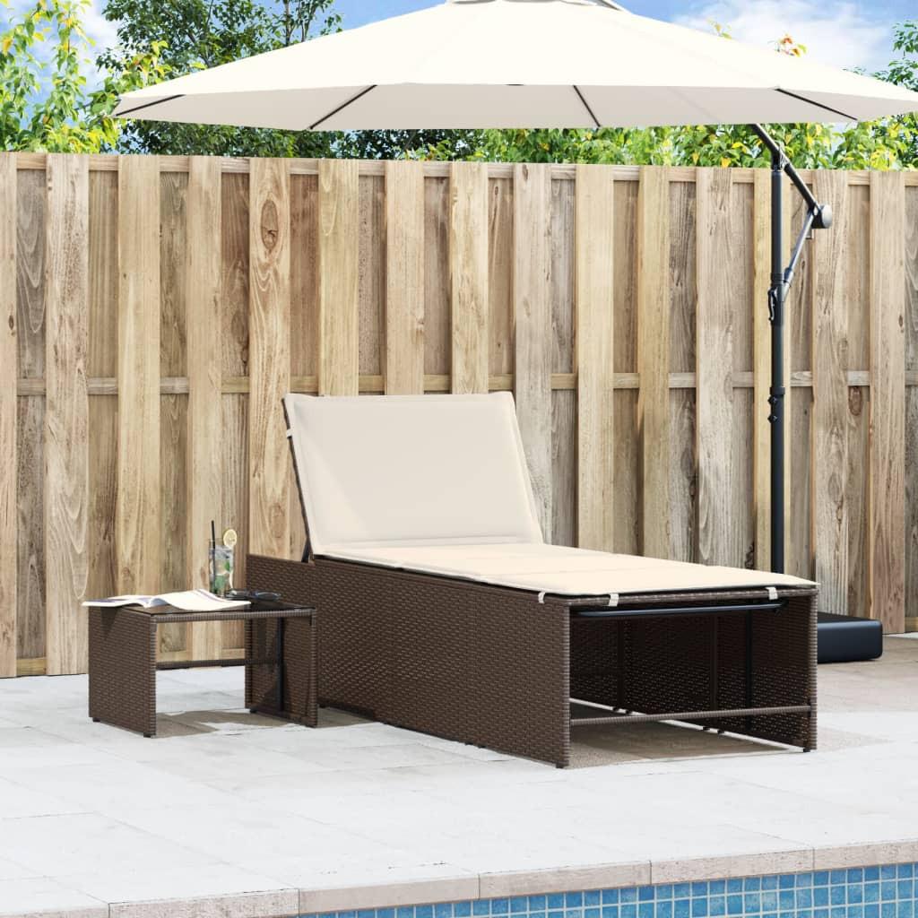 VidaXL Sonnenliege poly-rattan