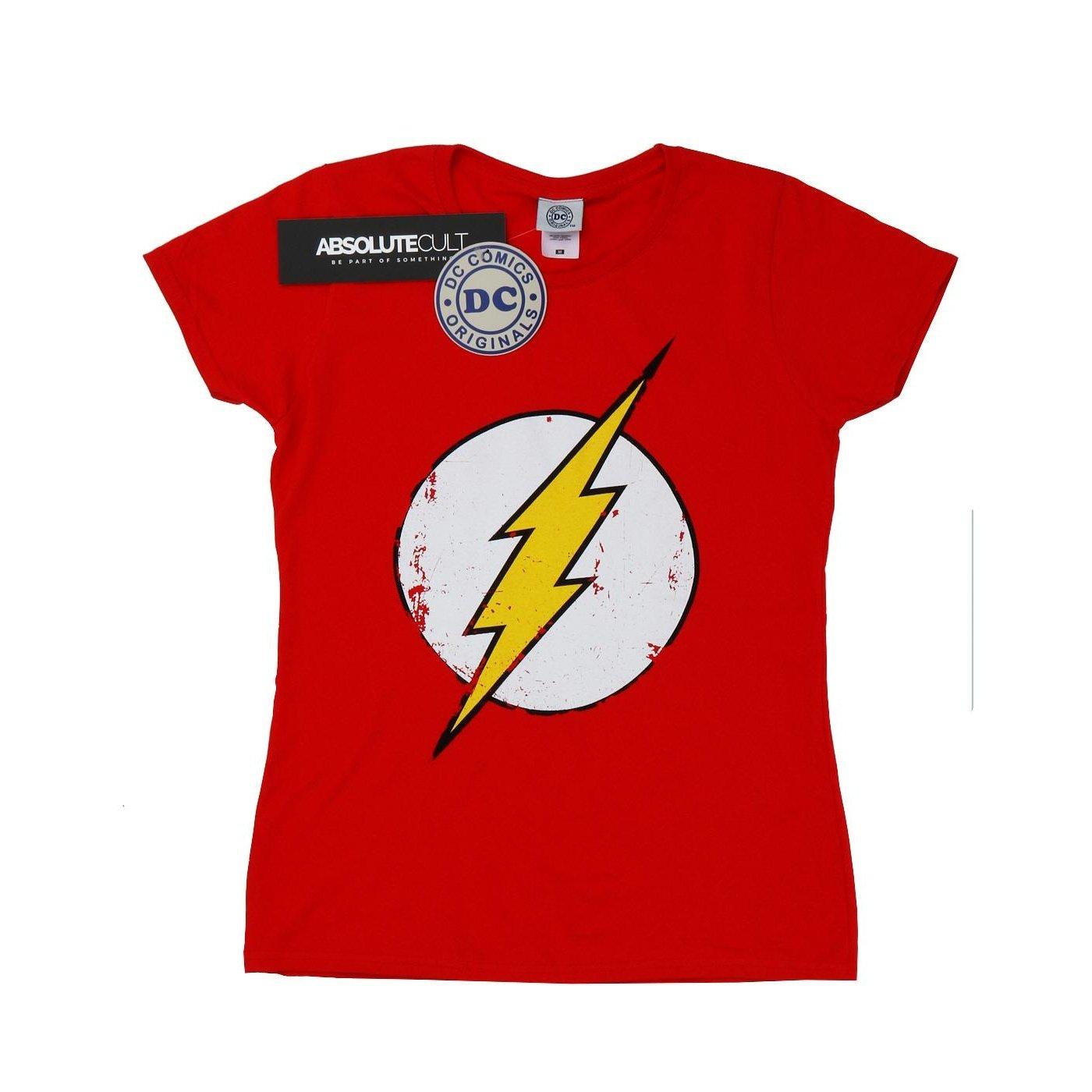 DC COMICS The Flash Distressed Logo T-Shirt
