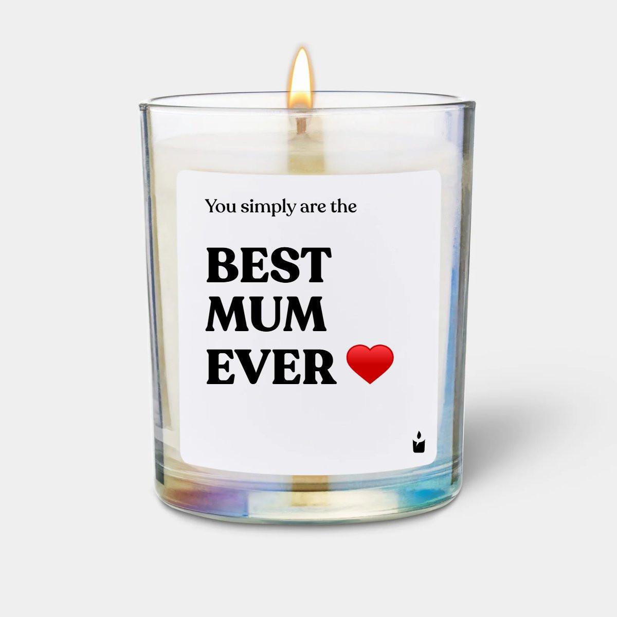 CandleHand Duftkerze Flowery You simply are the best mum ever