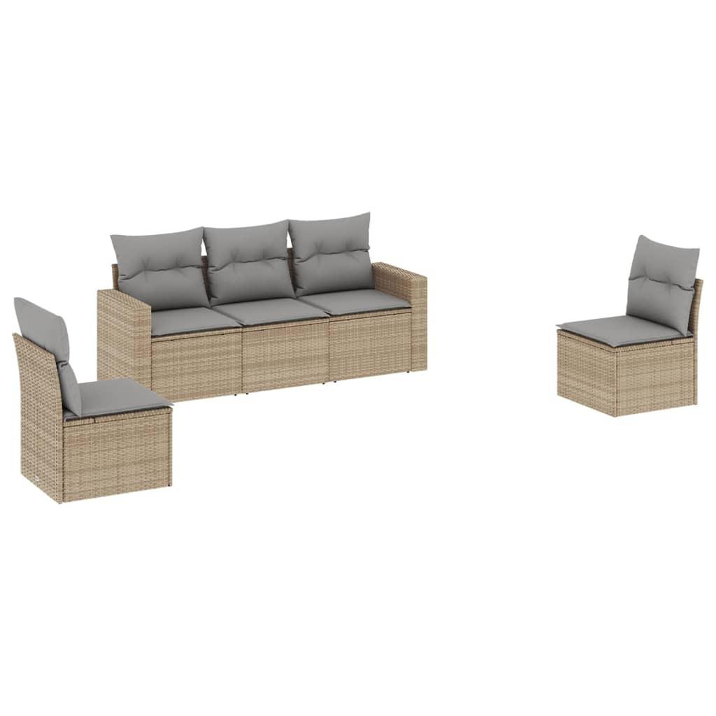VidaXL Garten sofagarnitur poly-rattan