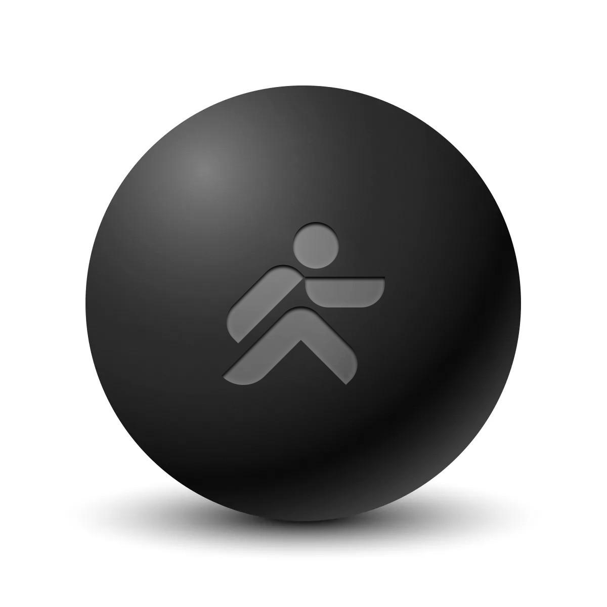 JustFit Massageball aus Ebonit Ø 6cm