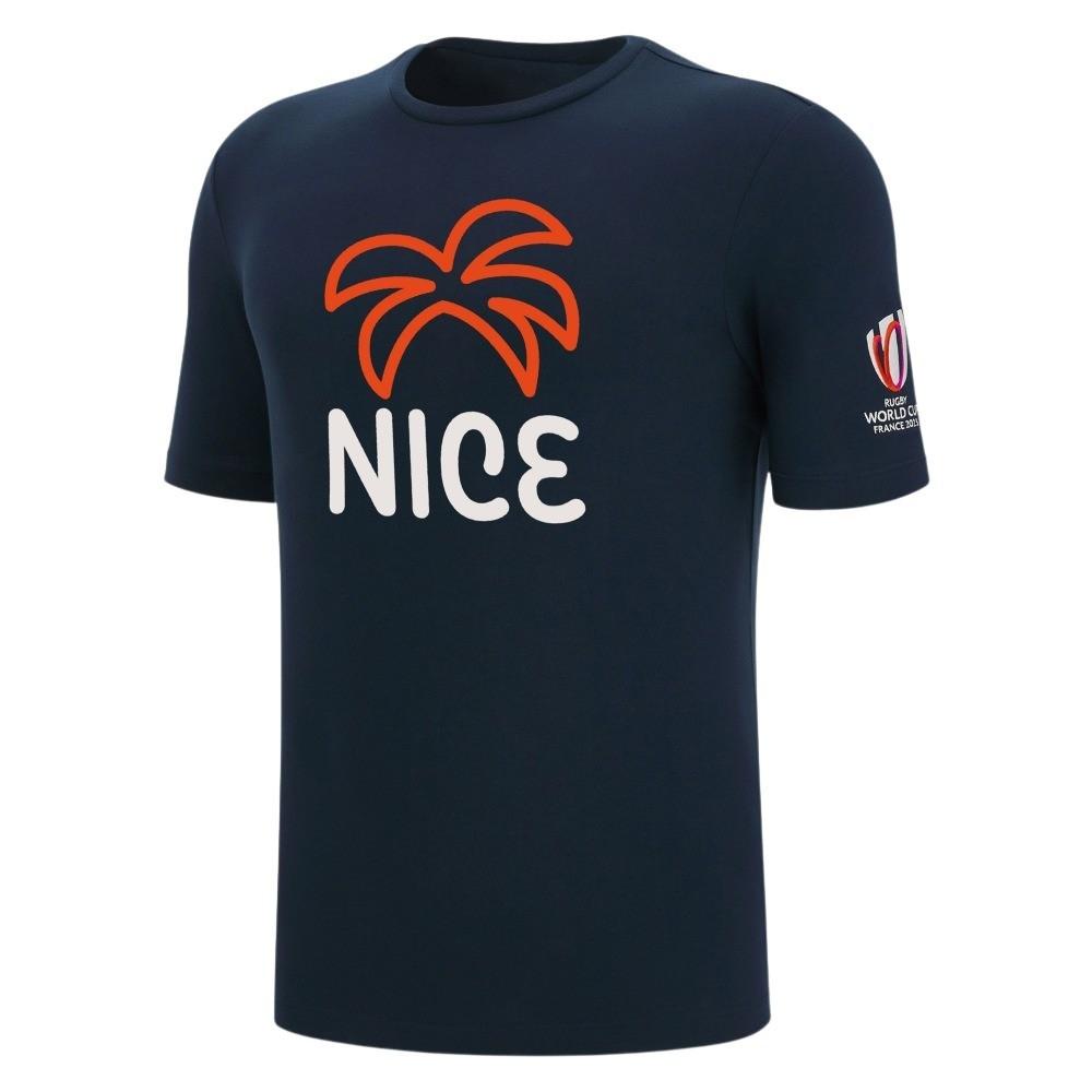 macron Polycotton RWC Frankreich 2023 Nizza T-Shirt