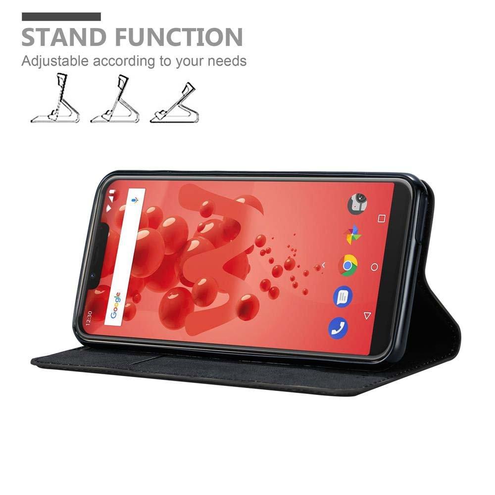 Cadorabo Hülle für WIKO VIEW 2 PLUS Magnetverschluss, Kartenfach