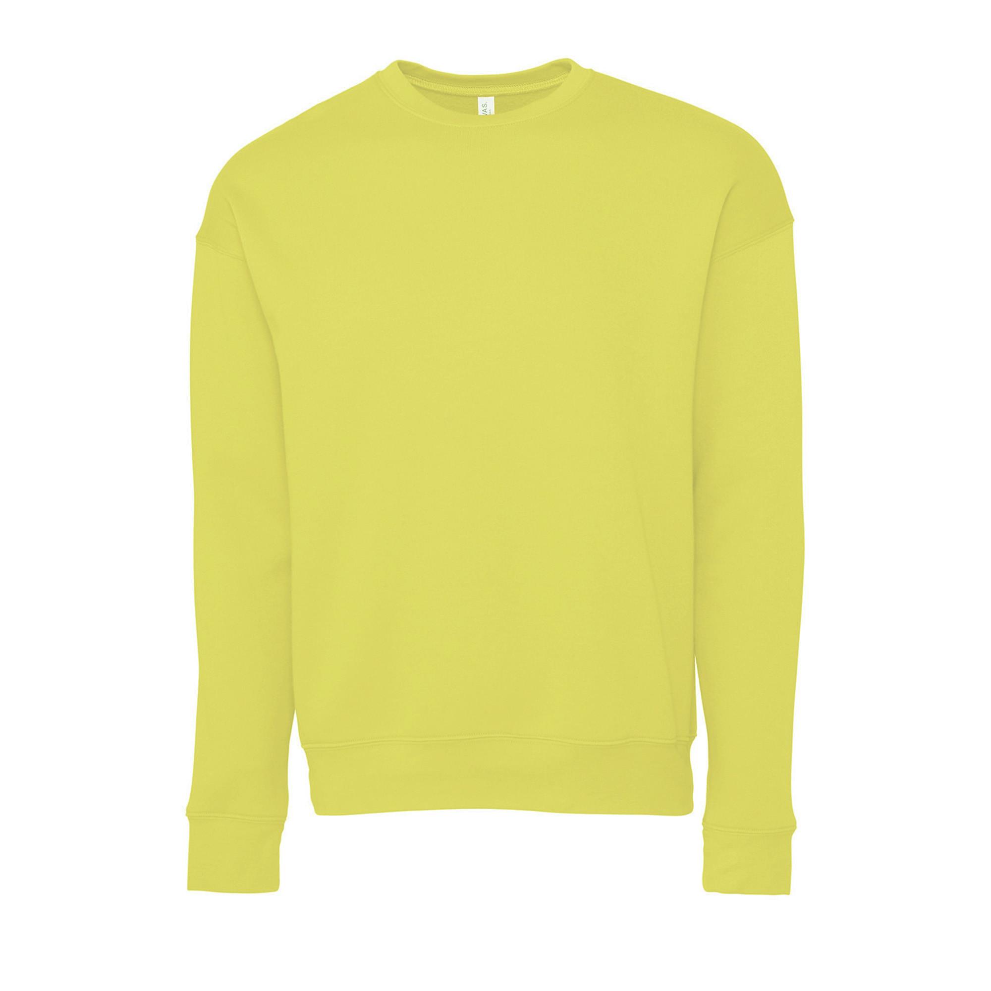 Bella + Canvas Classic Sweatshirt, Überschnittene Schulter