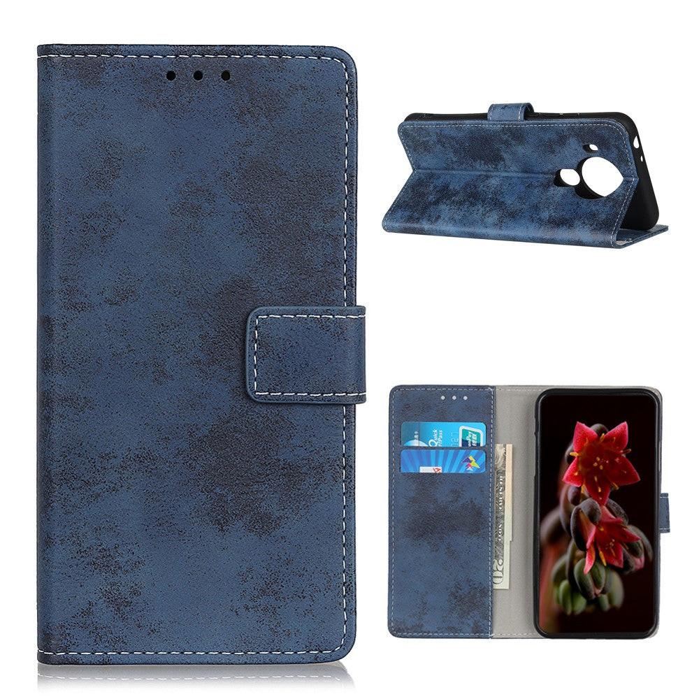Cover-Discount Nokia 5.4 - Vintage Etui Wildleder Optik
