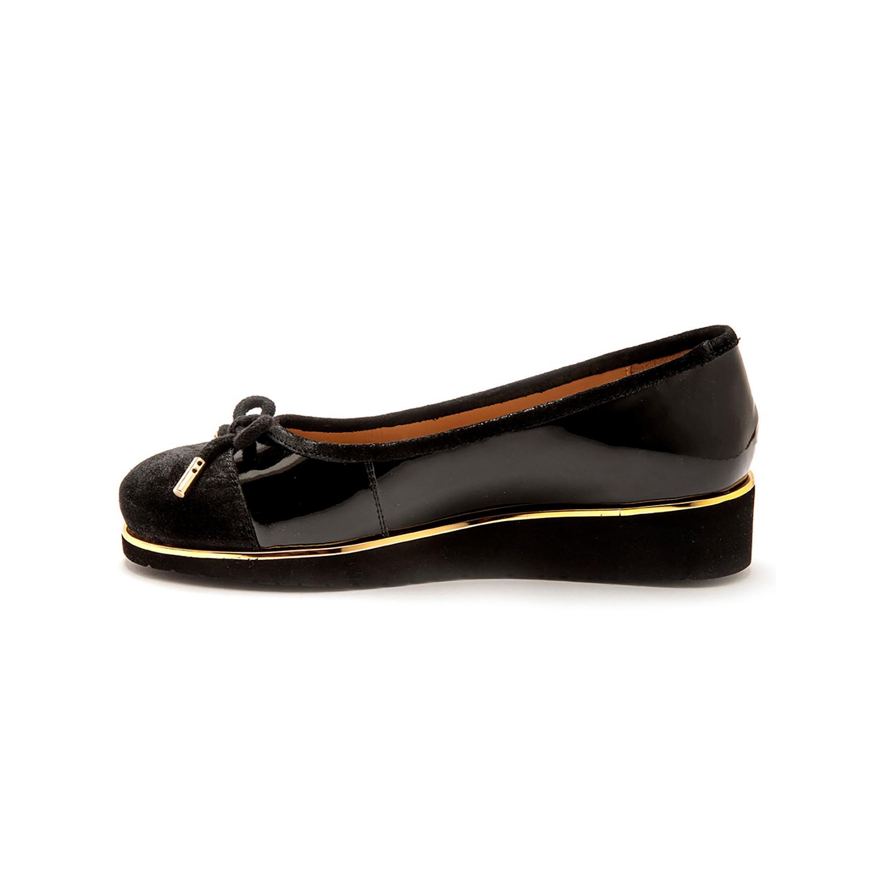 Pédiconfort leder ballerinas für en
