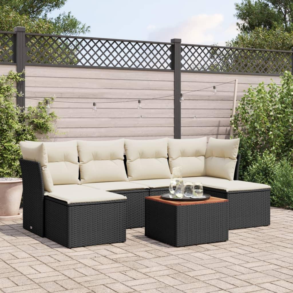 VidaXL Garten sofagarnitur poly-rattan