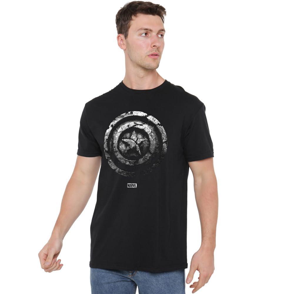 CAPTAIN AMERICA Shield Print T-Shirt